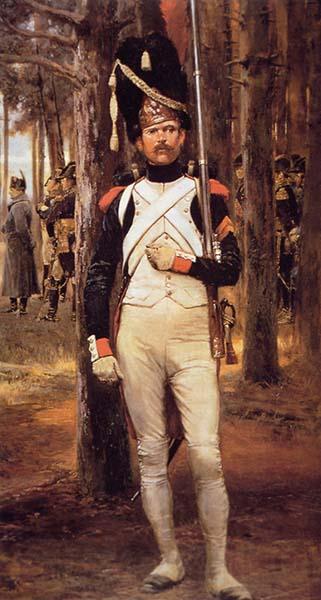 Edouard Detaille Grenadier of the Old Guard Germany oil painting art